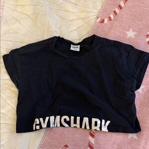 Gymshark Black Crop Top